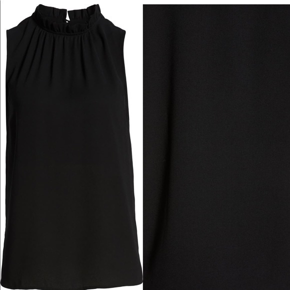 Halogen NWOT Ruffle Neck Top - Picture 3 of 6